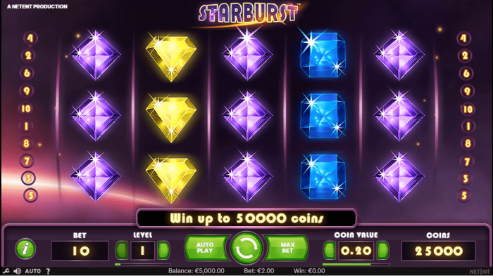 Starburst automat do gry