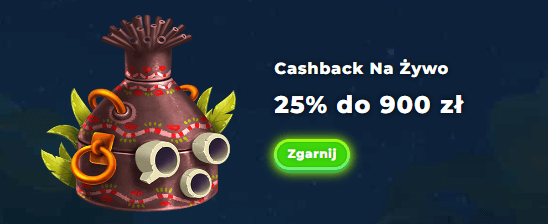 Cashback na żywo Wazamba