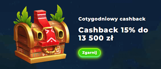 Cotygodniowy Cashback Wazamba