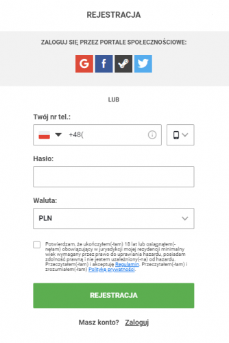 rejestracja w ggbet