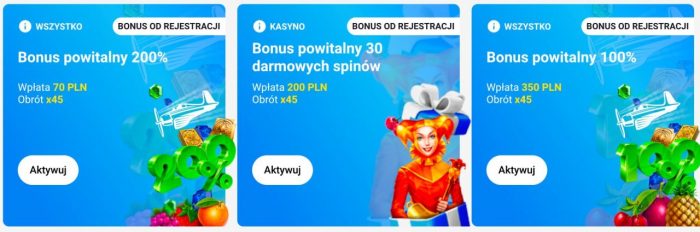 Slottica Bonus Powitalny