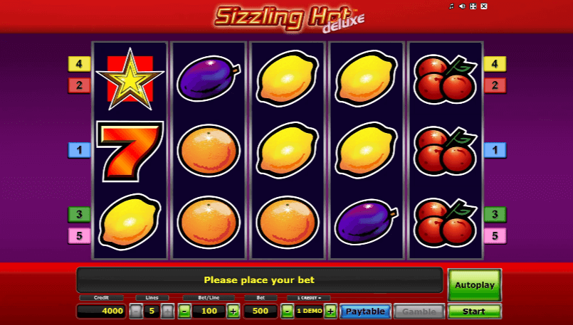 Sizzling Hot Deluxe Automat Sizzling Hot Deluxe Automat
