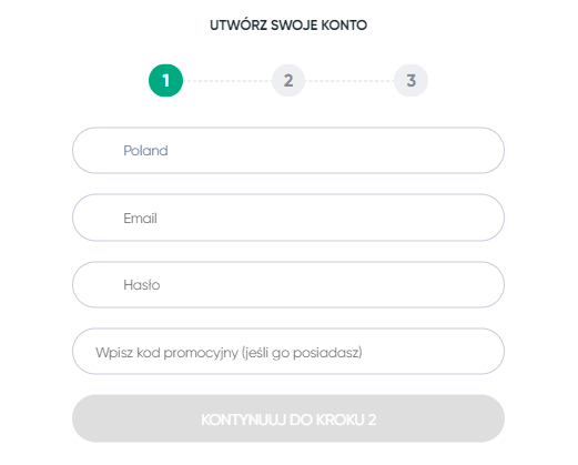 Rejestracja Konta w IviBet