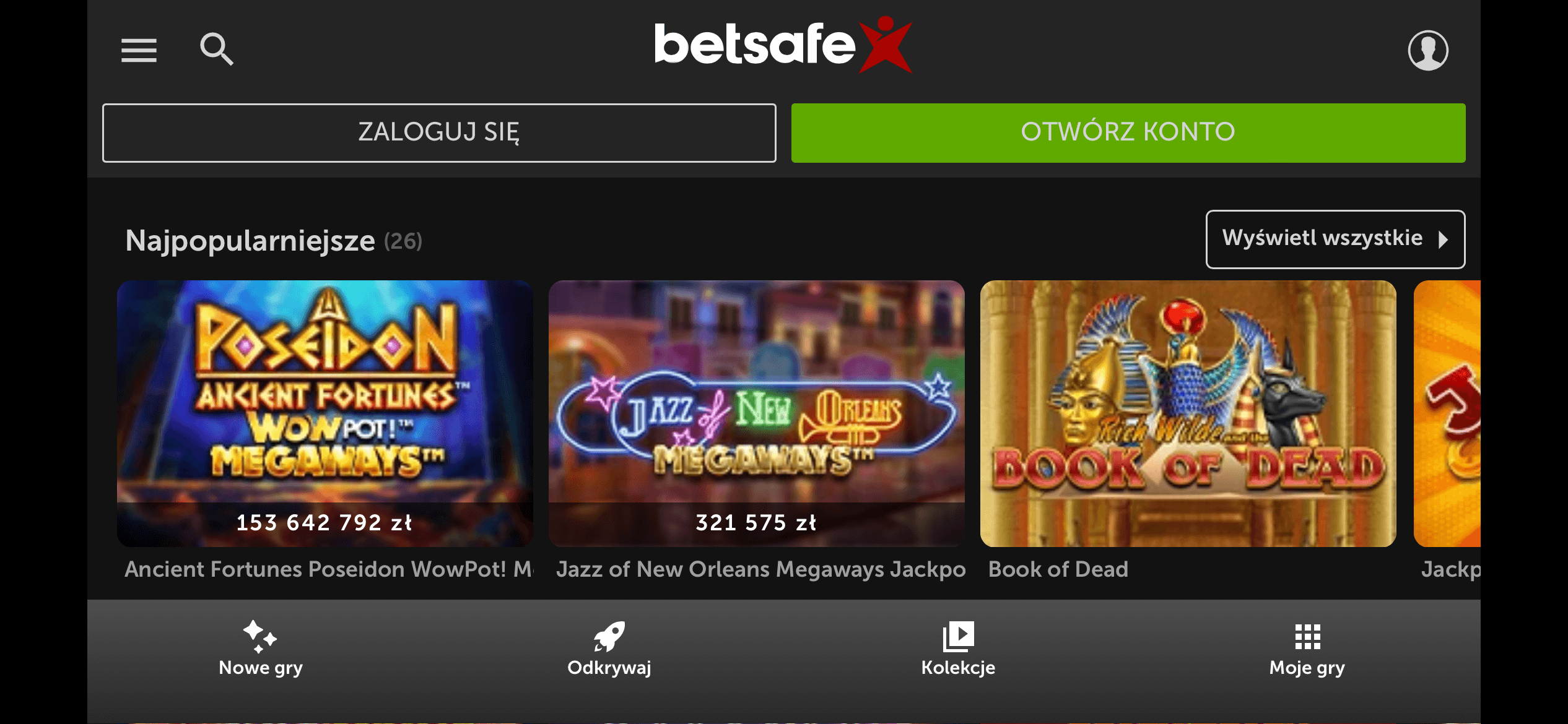 Mobilne Kasyno Betsafe
