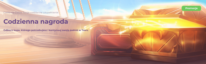 Tsars Casino bonus dzienny