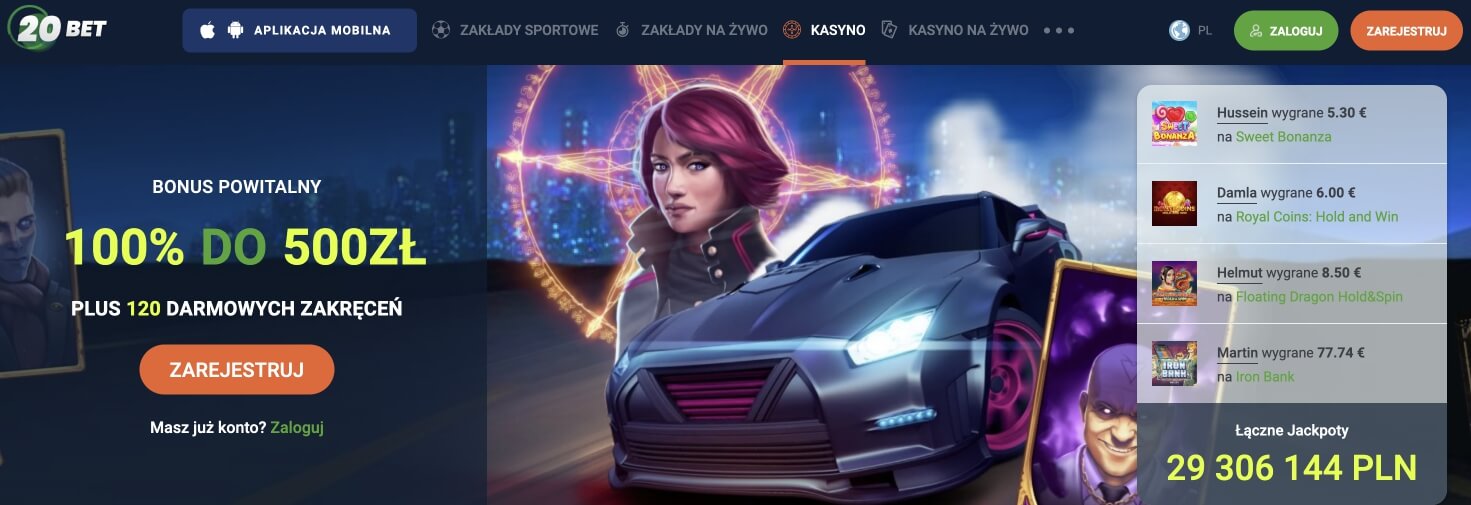 20Bet Kasyno Online