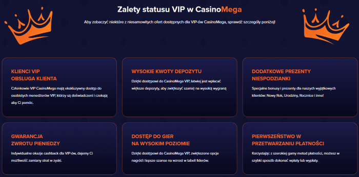 Ekskluzywne korzyści dla graczy VIP