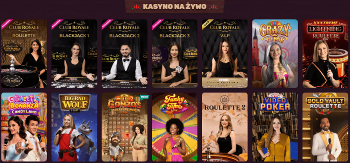 Kasyno na Zywo