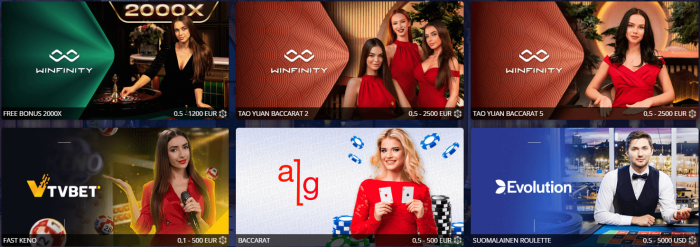 Kasyno na Zywo SpinBetter