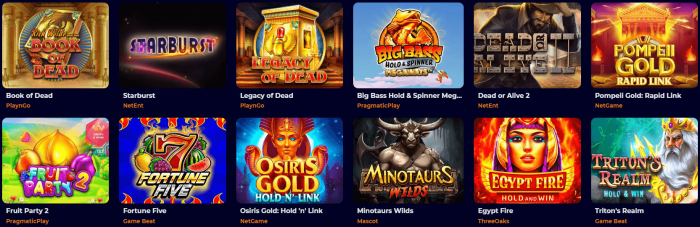 CosmicSlot Casino Automaty do Gier