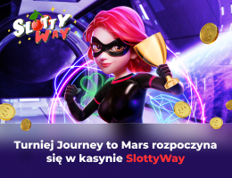 Turniej Journey to Mars rozpoczyna się w kasynie SlottyWay Turniej Journey to Mars rozpoczyna się w kasynie SlottyWay