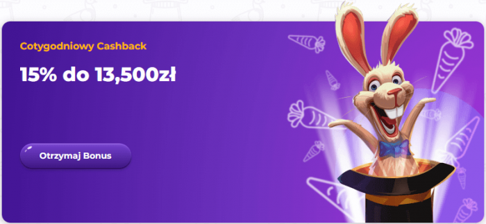 Cotygodniowy Cashback Cadabrus