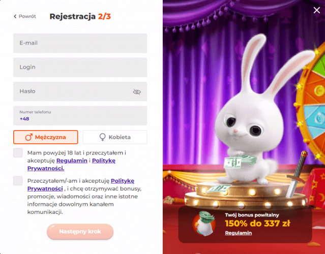 rejestracja Cadabrus