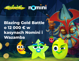 Blazing Gold Battle o 12 000 € w kasynach Nomini i Wazamba Blazing Gold Battle o 12 000 € w kasynach Nomini i Wazamba