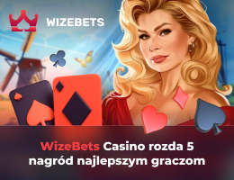 WizeBets Casino rozda 5 nagród najlepszym graczom