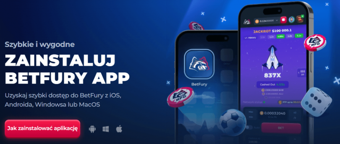 BetFury Aplikacja Mobilna