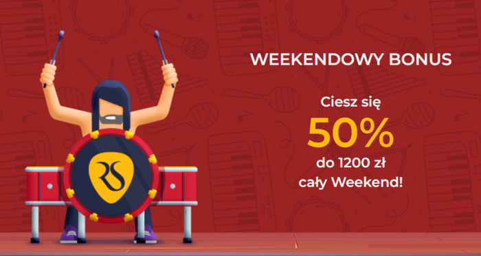 Bonus Weekendowy Rolling Slots