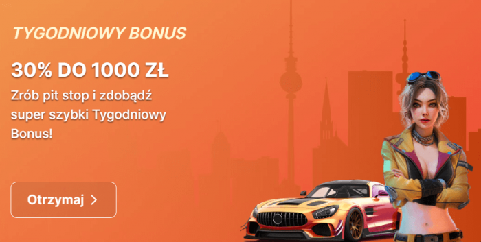 Need For Spin Tygodniowy Bonus