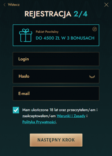 Rejestracja Konta w Dolly Casino