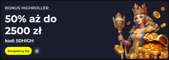 Bonus Highroller w BDMBet Casino