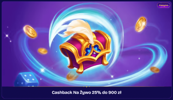Cashback na Zywo 25%