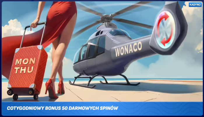 Cotygodniowy Bonus Wonaco Cotygodniowy Bonus Wonaco