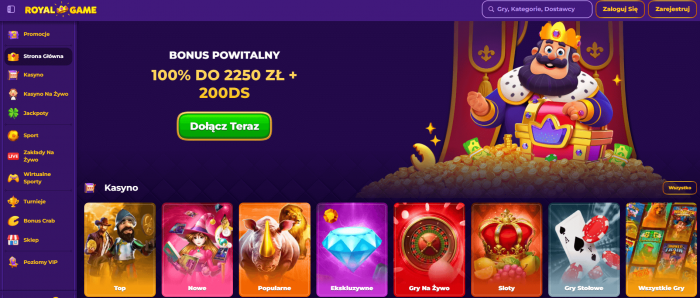 RoyalGame glowna Strona