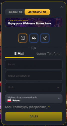 Zarejestrować