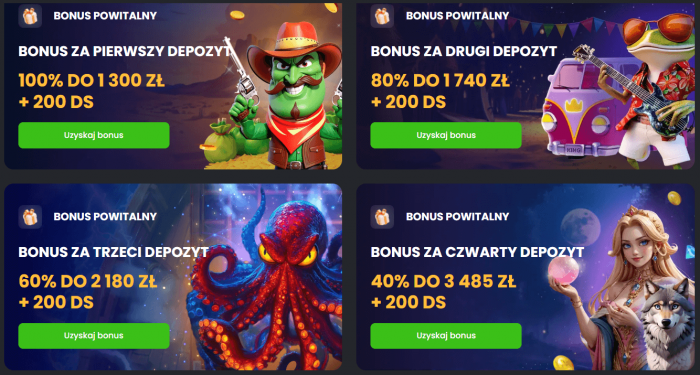 Spinline Casino Bonusy Powitalne