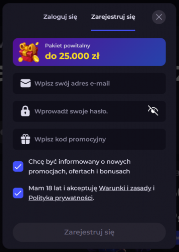 Zarejestruj CryptoLeo Casino