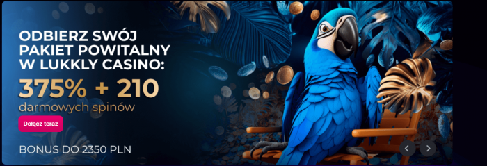 Lukkly Casino Bonus Powitalny