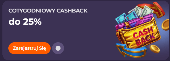 Cotygodniowy Cashback