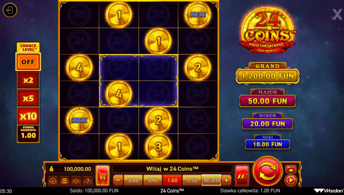 24 Coins Wazdan