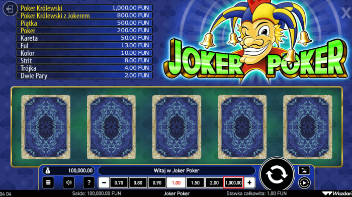 Joker Poker Wazdan