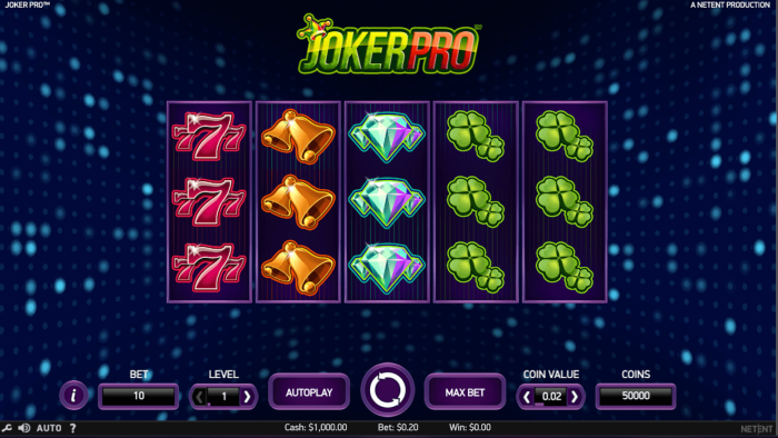 Slot Joker Pro NetEnt Slot Joker Pro NetEnt