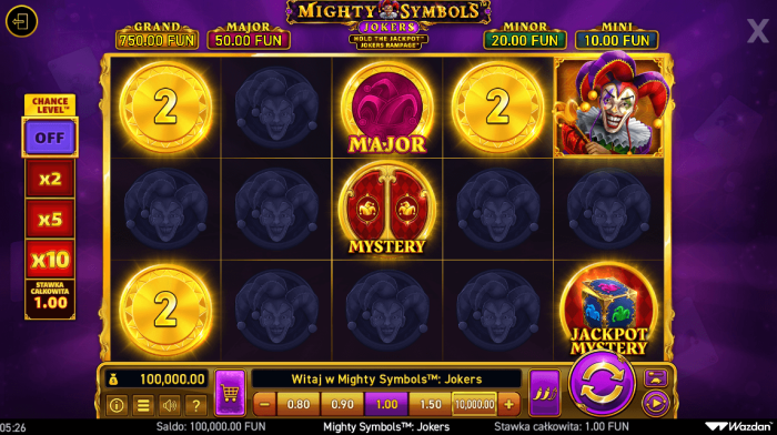 Mighty Symbols Jokers Wazdan