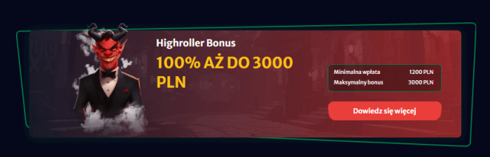 Hell Spin Highroller Bonus