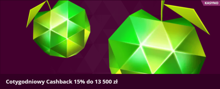 Malina Casino Cotygodniowy Cashback
