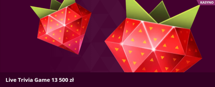 Malina Casino Live Trivial Game